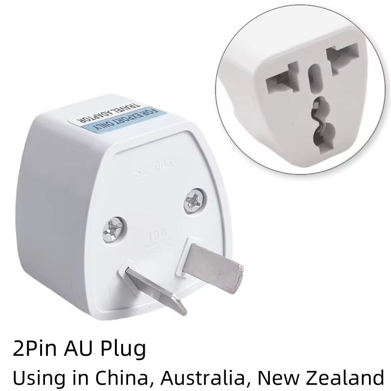 Universal AU UK US EU Plug Adapter US to EU Plug Converter Australian KR Euro Travel Adapter Power Electric Socket AC Outlet